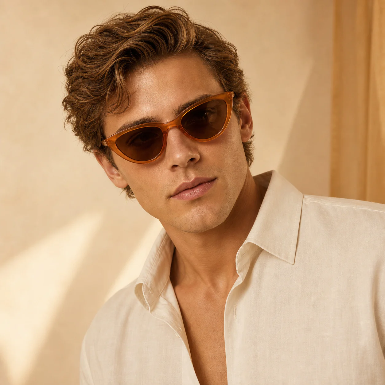 Aster Cat Eye Sunglasses model view