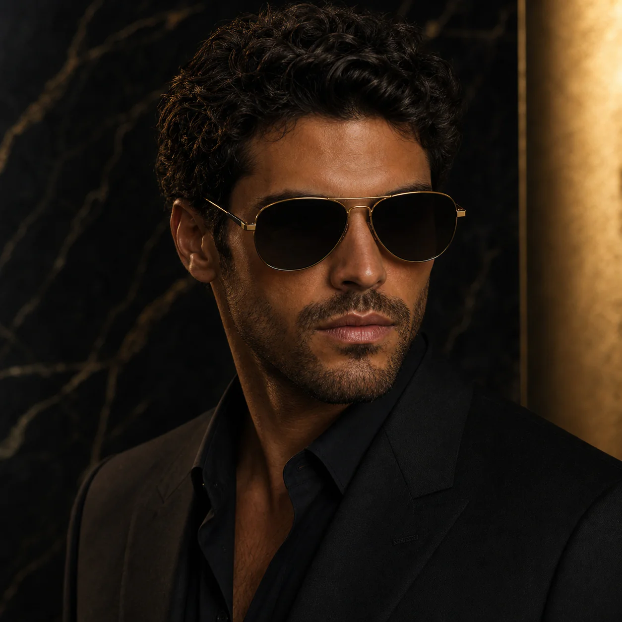 Aurelia Pilot Sunglasses model view