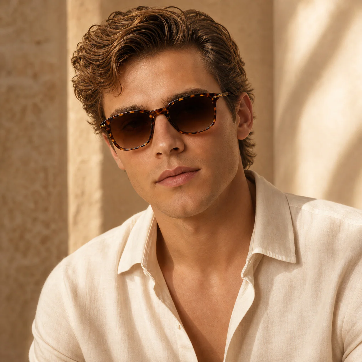 Canyon Tortoise Sunglasses model view