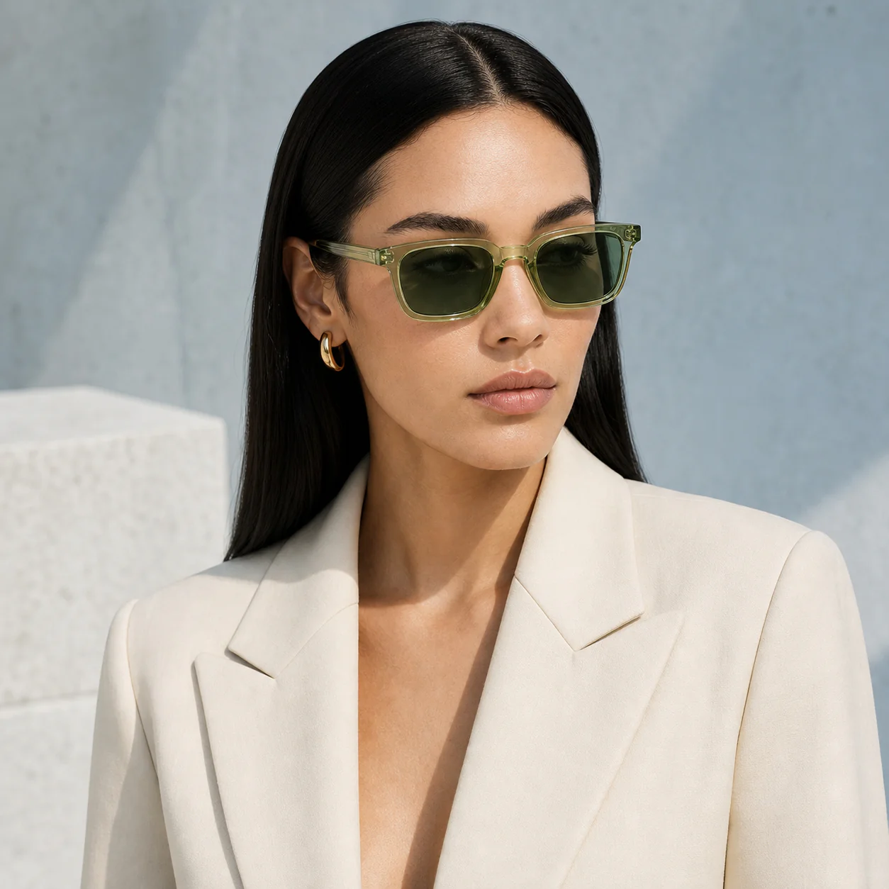 Cove Square Sunglasses model view