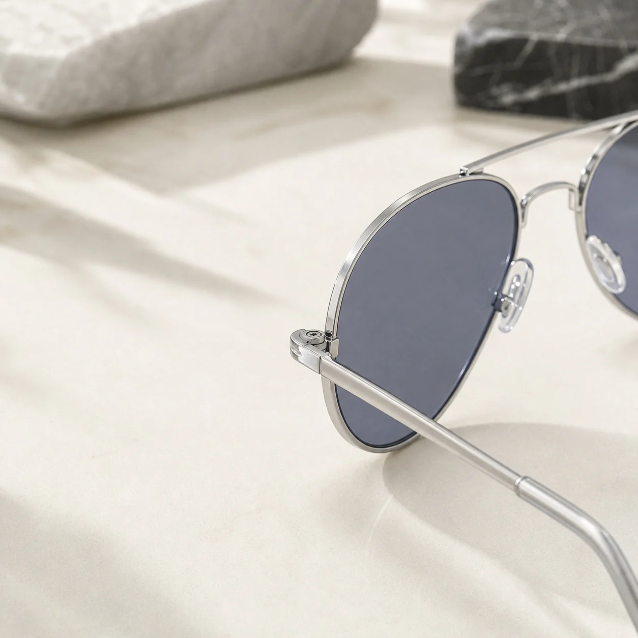 Crescent Aviator Sunglasses second detail view