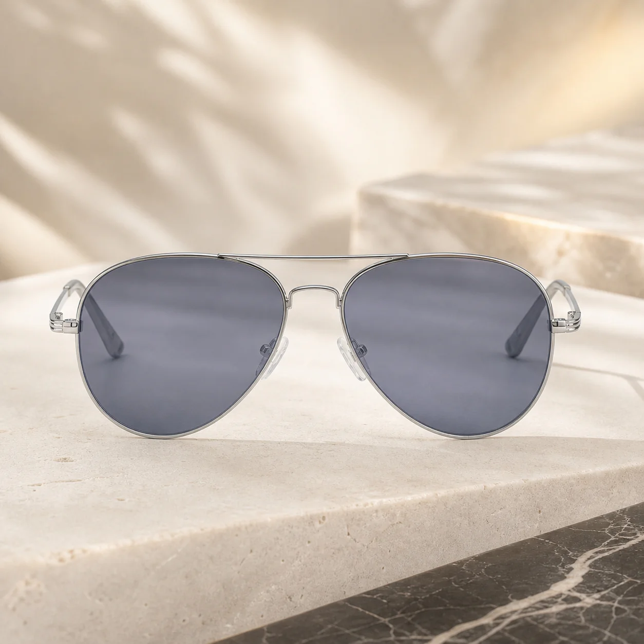 Crescent Aviator Sunglasses