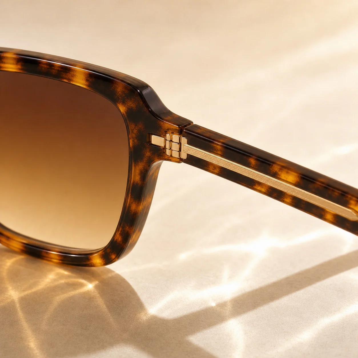 Gilded Tortoise Sunglasses second detail view