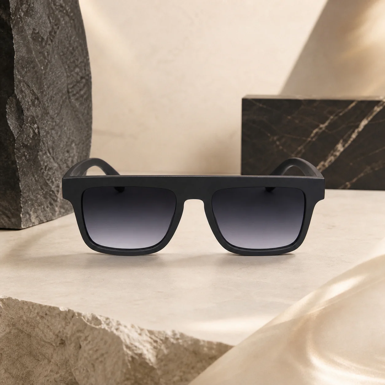 Graphite Square Sunglasses