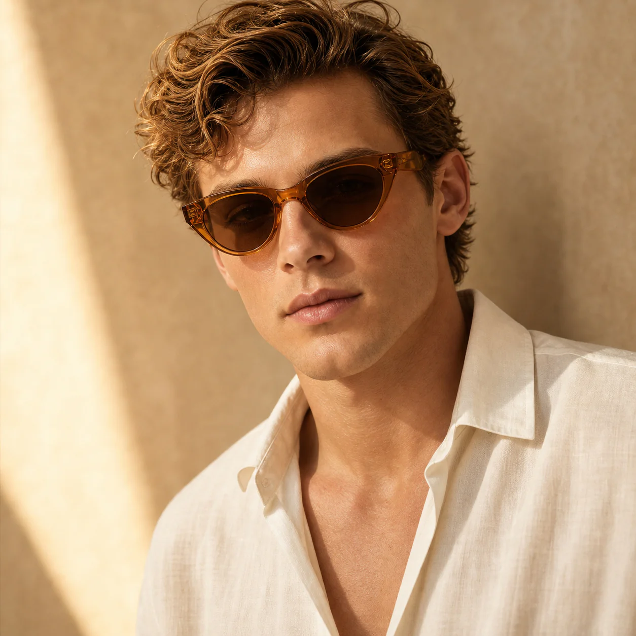 Noir Muse Cat Eye Sunglasses model view