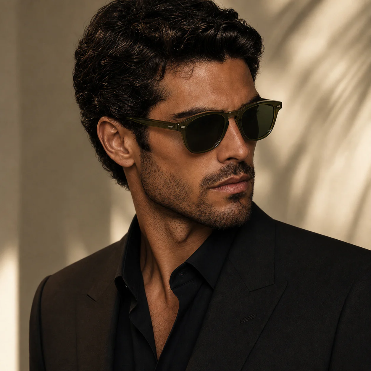 Noir Tortoise Sunglasses model view