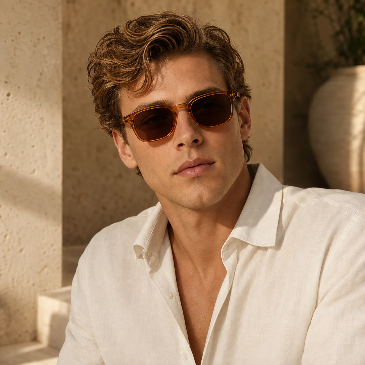 Palais Square Sunglasses model view