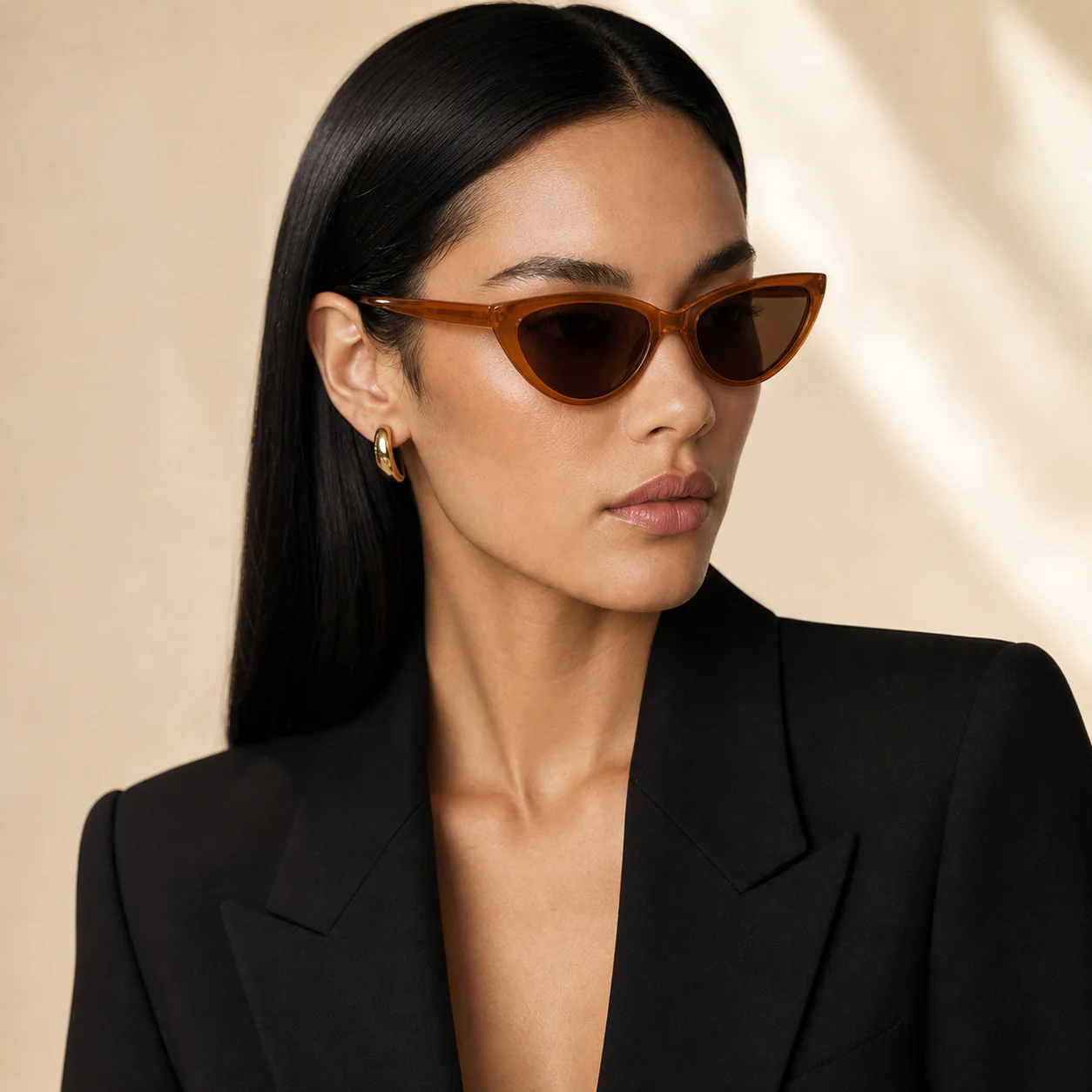 Solstice Cat Eye Sunglasses model view
