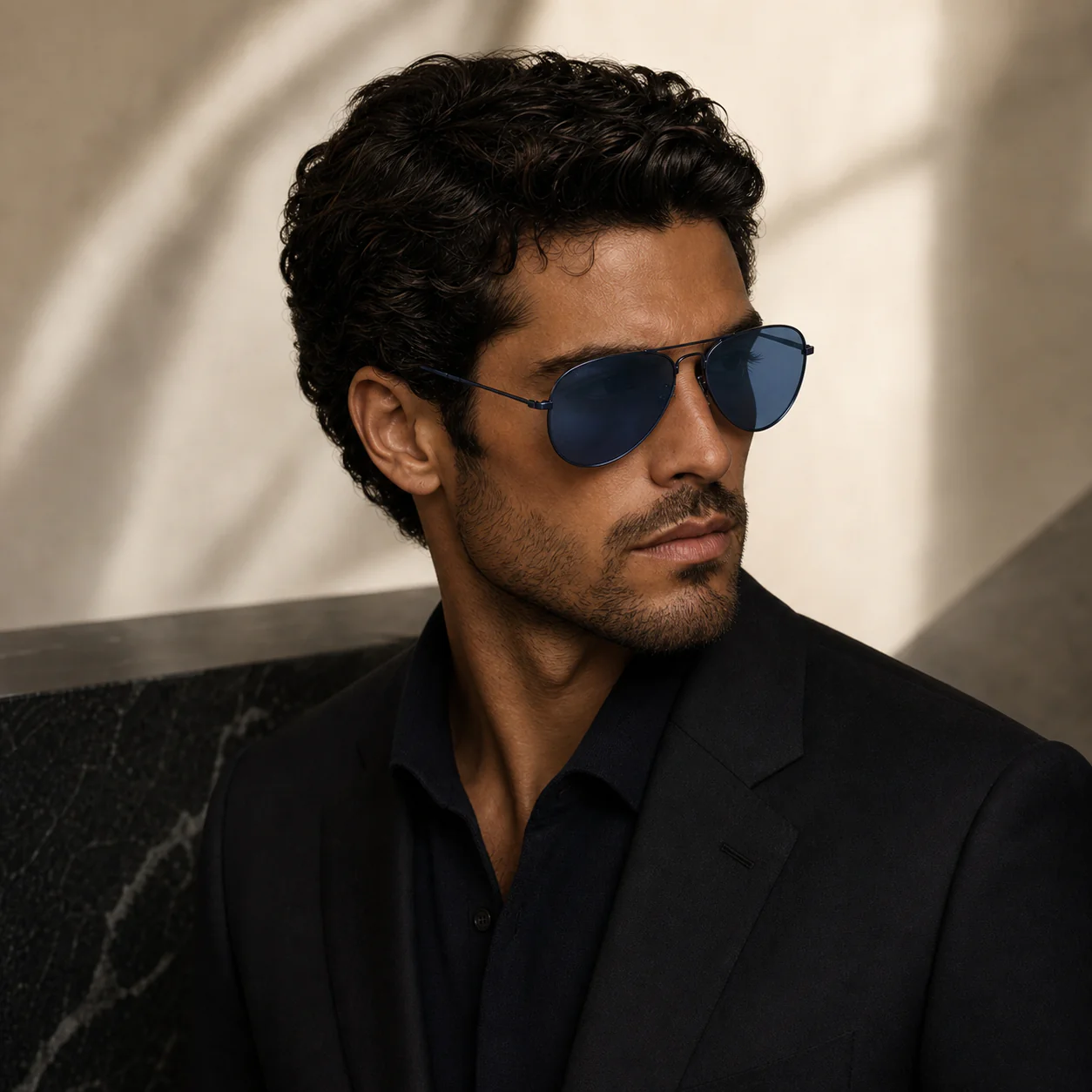Valen Pilot Sunglasses model view