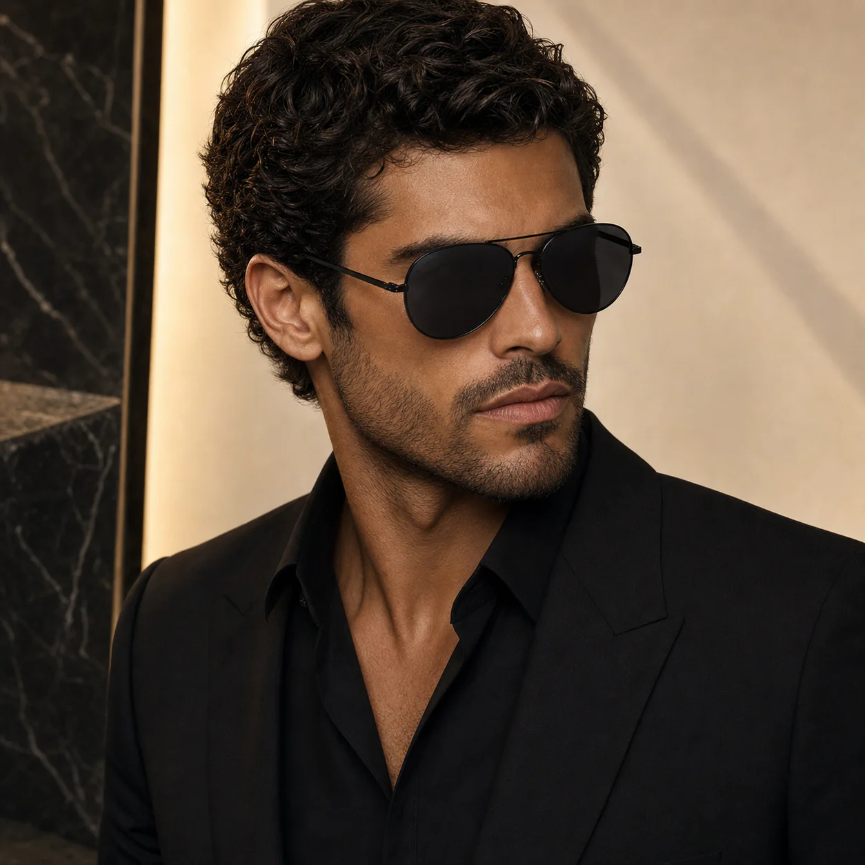 Vesper Pilot Sunglasses model view
